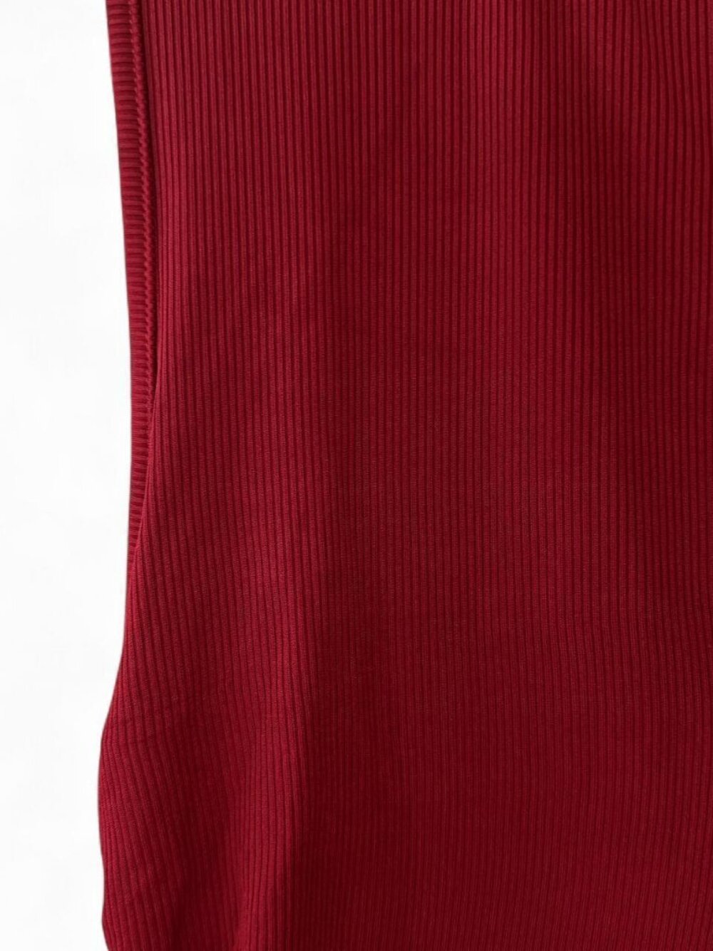 Cider Burgundy Sleeveless Top S